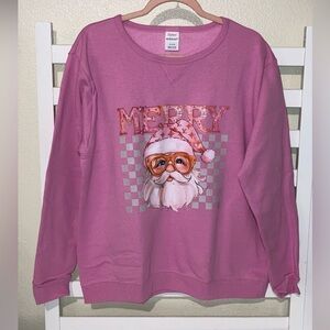 Santa Pink Bougie Sweater!